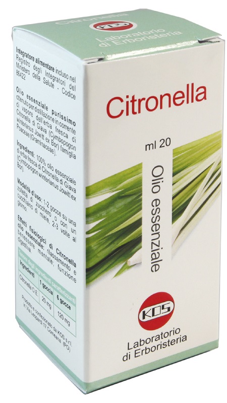 CITRONELLA OLIO ESSENZIALE 20 ML - lepimpinelle.it