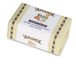 L'AMANDE MARSEILLE SAPONE VEGETALE OLIO MANDORLE DOLCI 200 G - lepimpinelle.it