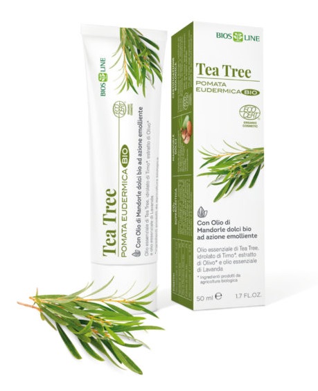 BIOSLINE TEA TREE POMATA EUDERMICA CERT ECOCERT 50 ML - lepimpinelle.it