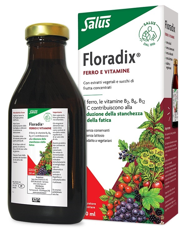 FLORADIX FERRO E VITAMINE 250 ML - lepimpinelle.it