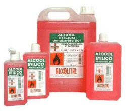 ALCOOL ETILICO DENATURATO 90% 250 ML - lepimpinelle.it