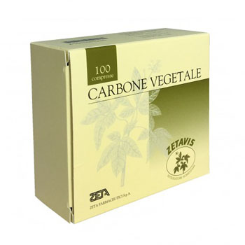 ZETAVIS CARBONE VEGETALE 40 COMPRESSE - lepimpinelle.it