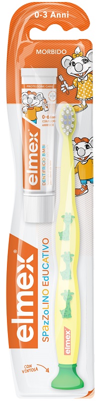 ELMEX SPAZZOLINO BIMBI EDUCATIVO NEW 0-3 ANNI - lepimpinelle.it