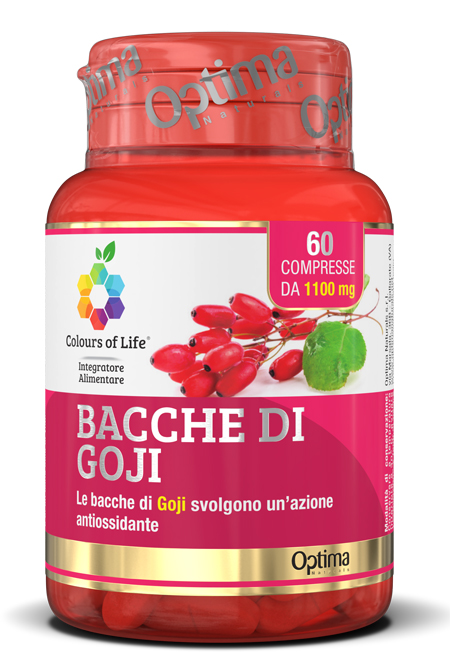 COLOURS OF LIFE BACCHE DI GOJI 60 COMPRESSE 1100 MG - lepimpinelle.it