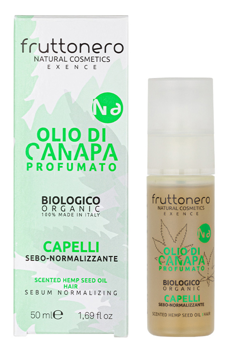 FRUTTONERO EXENCE OLIO CANAPA PROFUMATO SEBO NORMALIZZANTE 50 ML - lepimpinelle.it