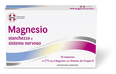 MATT DIVISIONE PHARMA MAGNESIO STANCHEZZA E SISTEMA NERVOSO 30 COMPRESSE - lepimpinelle.it