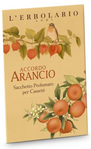 ACCORDO ARANCIO SACCHETTO PROFUMATO PER CASSETTI - lepimpinelle.it