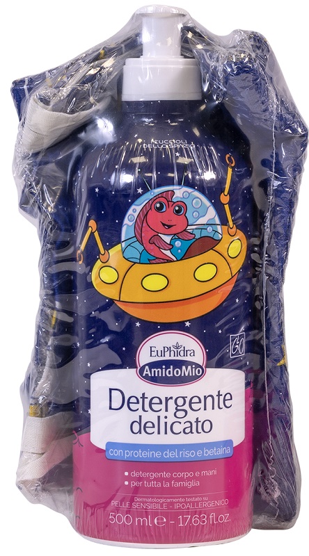 EUPHIDRA AMIDOMIO ABBINATA DETERGENTE DELICATO 500 ML + METRO CAMERETTA BAMBINI - lepimpinelle.it