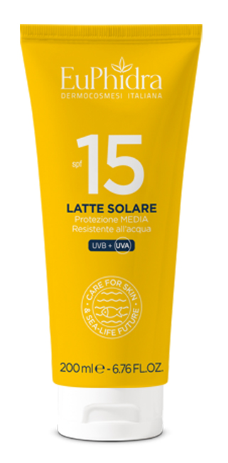 EUPHIDRA KALEIDO LATTE SOLARE SPF15 200 ML - lepimpinelle.it