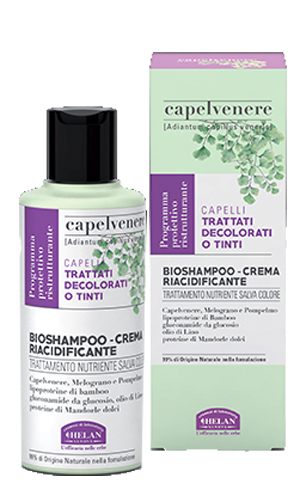 CAPELVENERE BIOSHAMPOO CREMA RIACIDIFICANTE 200 ML - lepimpinelle.it