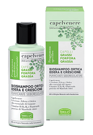 CAPELVENERE BIOSHAMPOO ORTICA EDERA E CRESCIONE 200 ML - lepimpinelle.it