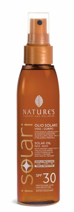 NATURE'S I SOLARI OLIO SOLARE VISO CORPO SPF 30 150 ML - lepimpinelle.it