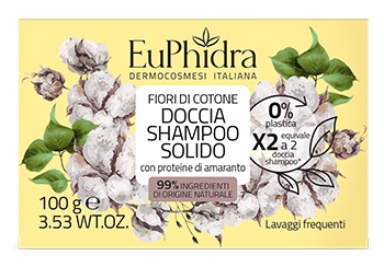 EUPHIDRA DOCCIA SHAMPOO SOLIDO FIORI DI COTONE 100 G - lepimpinelle.it