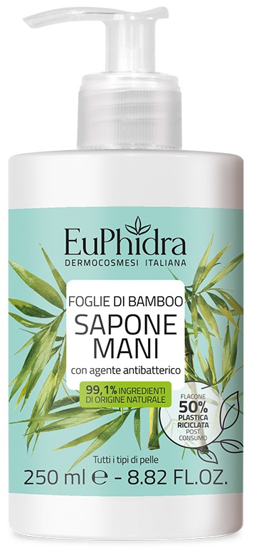 EUPHIDRA SAPONE LIQUIDO FOGLIE DI BAMBOO 250 ML - lepimpinelle.it