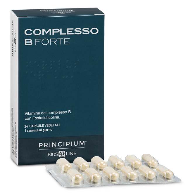 PRINCIPIUM COMPLESSO B FORTE 24 CAPSULE VEGETALI - lepimpinelle.it