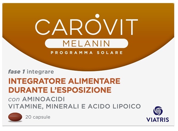 CAROVIT MELANIN PROGRAMMA SOLARE 20 CAPSULE - lepimpinelle.it