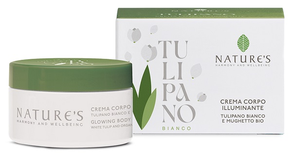 NATURE'S TULIPANO BIANCO CREMA CORPO ILLUMINANTE EDIZIONE LIMITATA 100 ML - lepimpinelle.it