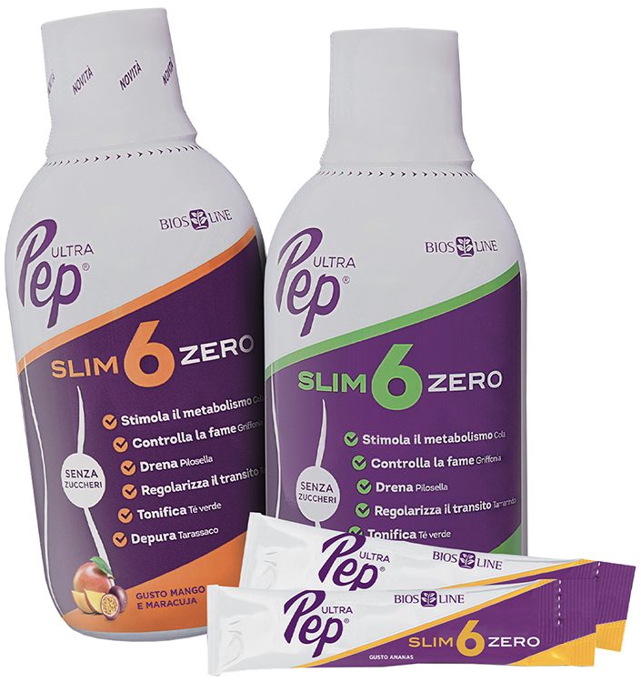 ULTRA PEP SLIM 6 ZERO ANANAS 500 ML BIOSLINE - lepimpinelle.it