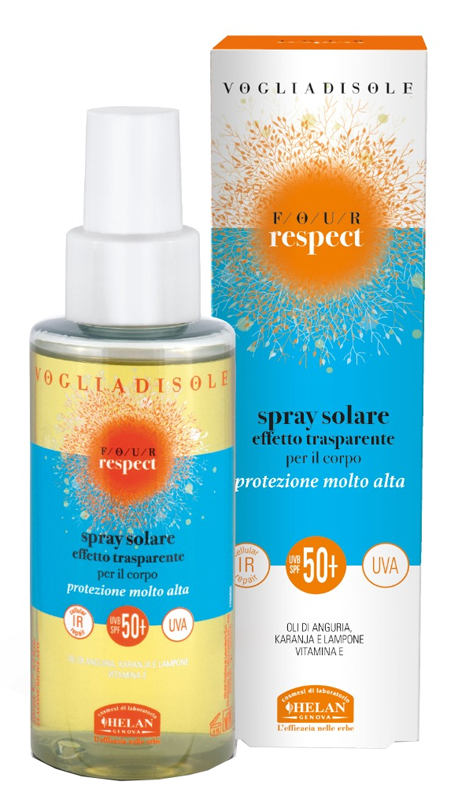 VOGLIA SOLE RESPECT SPRAY SOLARE EFFETTO TRASPARENTE SPF5+ 150 ML - lepimpinelle.it