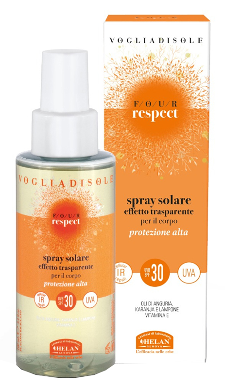 VOGLIA SOLE RESPECT SPRAY SOLARE EFFETTO TRASPARENTE SPF3 150 ML - lepimpinelle.it