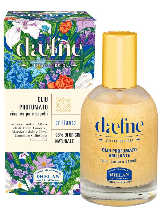 DAEFNE OLIO PROFUMATO BRILLANTE PER VISO CORPO E CAPELLI SPRAY 50 ML - lepimpinelle.it