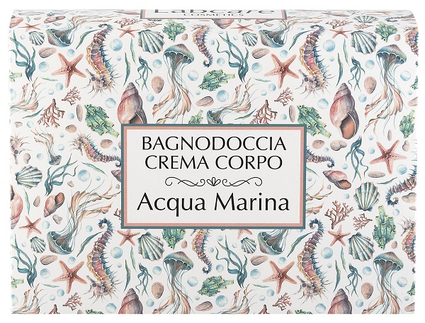 LABCARE COFANETTO CORPO ACQUA MARINA 1 BAGNO DOCCIA 125 ML + 1 CREMA CORPO 125 ML - lepimpinelle.it