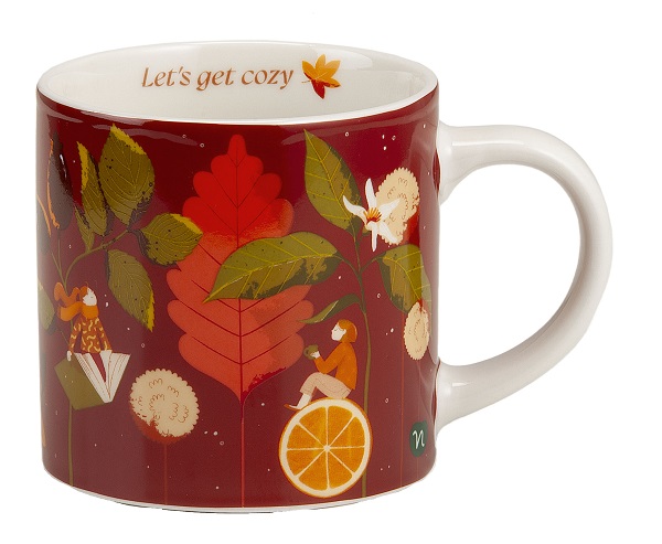 NEAVITA MUG WARMY TEA TAZZA ROSSA 400 ML - lepimpinelle.it