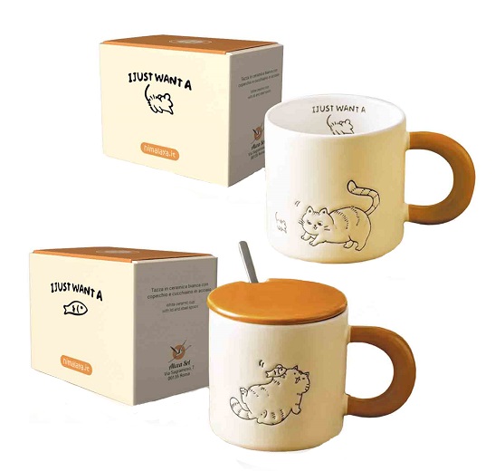 I JUST WANT A FISH HANDY MUG DA 380ML - lepimpinelle.it