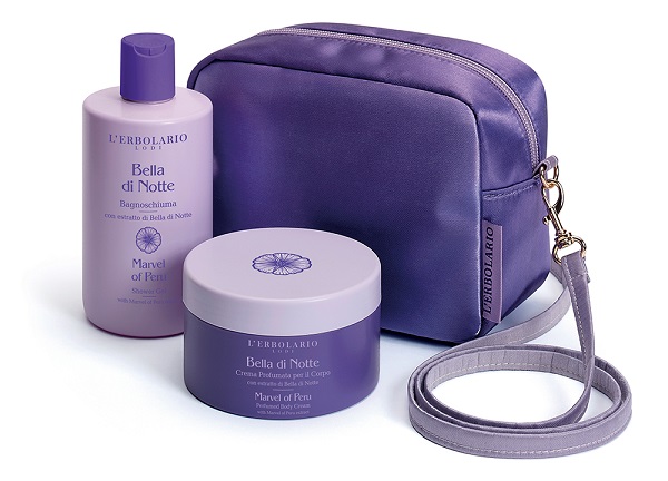 BELLA DI NOTTE BEAUTY BAG GRANDI MERAVIGLIE EDIZIONE LIMITATA 1 BAGNOSCHIUMA 300 ML + 1 CREMA PROFUMATA CORPO 250 ML - lepimpinelle.it