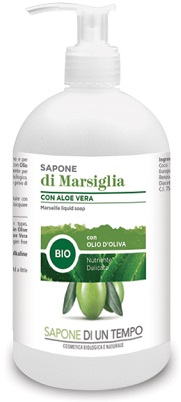 SAPONE MARSIGLIA OLIO DI OLIVA ALOE VERA LIQUIDO 500 ML - lepimpinelle.it