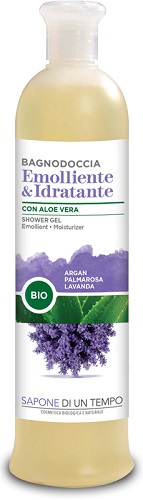 BAGNODOCCIA EMOLLIENTE PALMAROSA LAVANDA ARGAN ALOE VERA 500 ML - lepimpinelle.it