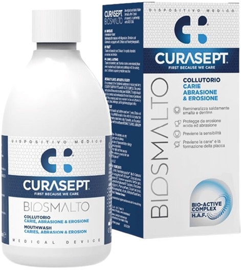 CURASEPT BIOSMALTO COLLUTORIO CARIE ABRASIONE&EROSIONE 300 ML - lepimpinelle.it