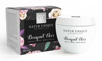 NATUR UNIQUE CREMA CORPO BOUQUET NOIR 200 ML - lepimpinelle.it