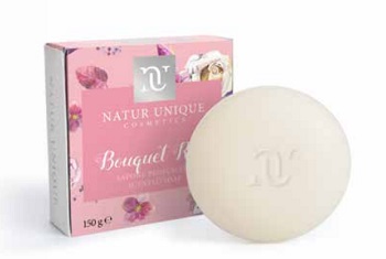 NATUR UNIQUE SAPONE BOUQUET ROSE 150 G - lepimpinelle.it