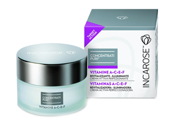 INCAROSE CONCENTRATO PURI CREMA VITAMINE A+C+E+F 50 ML - lepimpinelle.it
