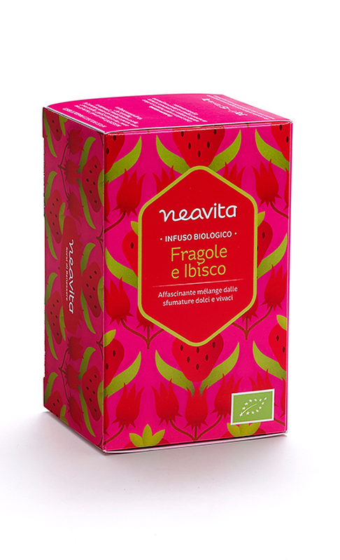 INFUSO IN FILTRO FRAGOLE E IBISCO BIO 1 PEZZO - lepimpinelle.it