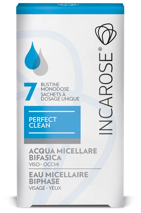 INCAROSE PERFECT CLEAN ACQUA MICELLARE MONODOSE 7 BUSTE - lepimpinelle.it