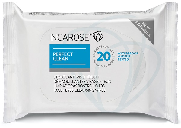 INCAROSE PERFECT CLEAN SALVIETTE STRUCCANTI 20 PEZZI - lepimpinelle.it