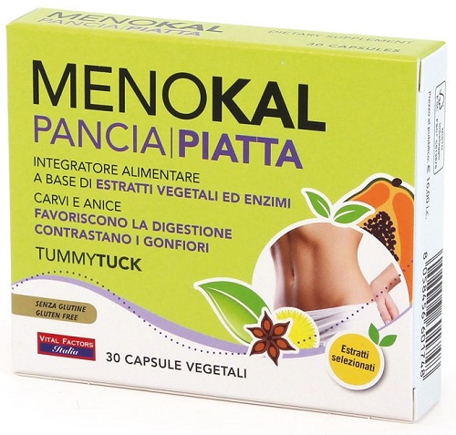 MENOKAL PANCIA PIATTA TUMMY TUCK 30 CAPSULE - lepimpinelle.it