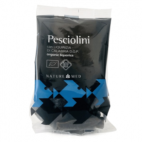 PESCIOLINI LIQUIRIZIA BIO NMED 80 G - lepimpinelle.it