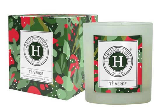 HIMALAYA CANDELA PROFUMATA AL TE' VERDE 160 G - lepimpinelle.it