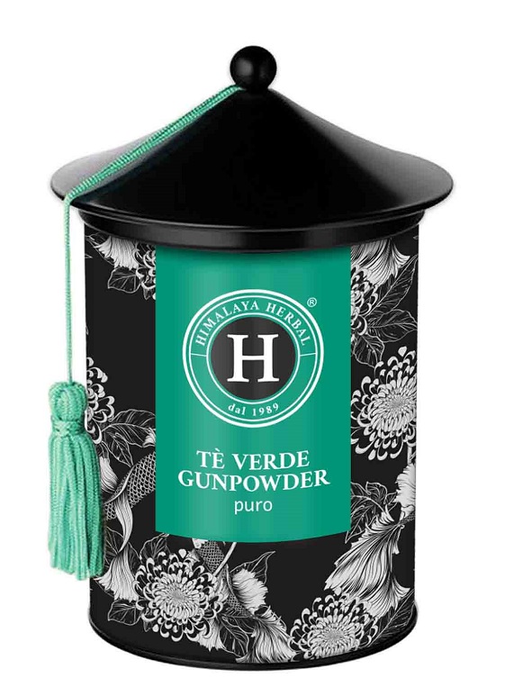 HIMALAYA HERBAL TE' VERDE GUNPOWDER PURO 150 G - lepimpinelle.it