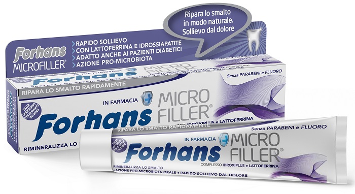 FORHANS DENTIFRICIO MICROFILLER PROTEZIONE SMALTO 75 ML - lepimpinelle.it