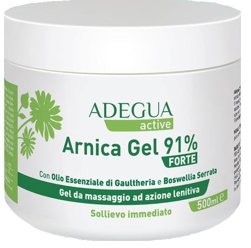 ADEGUA ARNICA PLUS 91% GEL EXTRA FORTE 500 ML - lepimpinelle.it