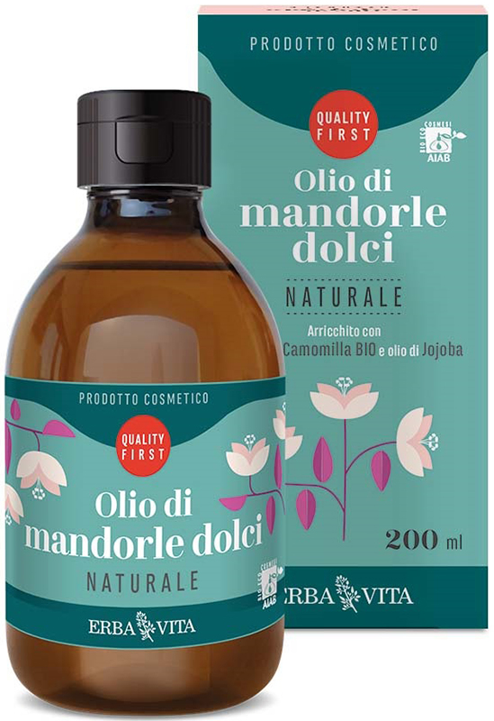 OLIO DI MANDORLE DOLCI NATURALE 200 ML - lepimpinelle.it