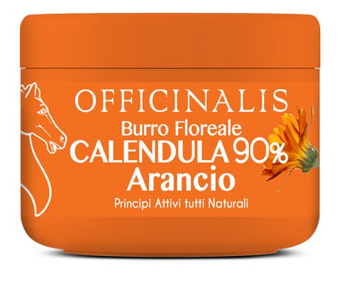 BURRO FLOREALE ARANCIO CALENDULA USO UMANO 100 ML - lepimpinelle.it