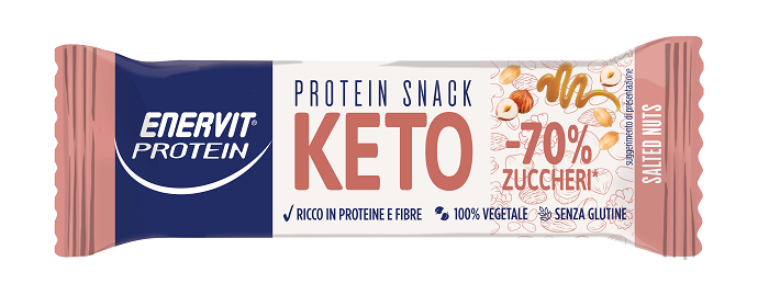 ENERVIT PROTEIN KETO SNACK SALTED NUTS 35 G - lepimpinelle.it