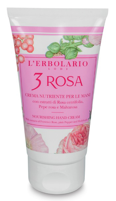 3 ROSA CREMA MANI NUTRIENTE 75 ML EDIZIONE LIMITATA - lepimpinelle.it