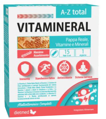 VITAMINERAL AZ TOTAL 15 FIALE DA 15 ML - lepimpinelle.it