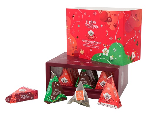 ENGLISH TEA SHOP BOX XMAS SUPERGOOD BIO 12 PIRAMIDI - lepimpinelle.it